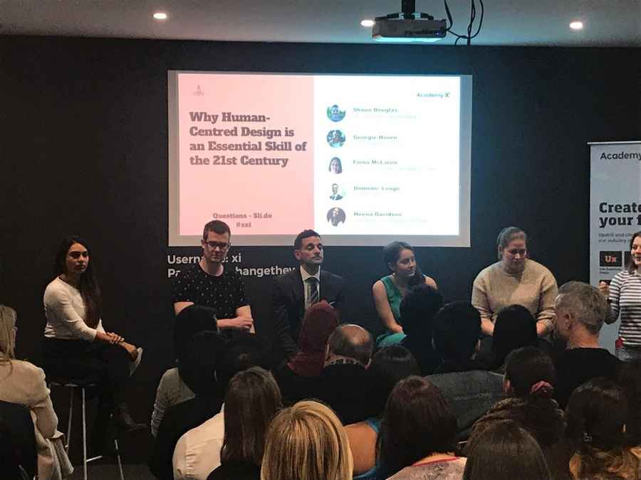Speaking at design community event